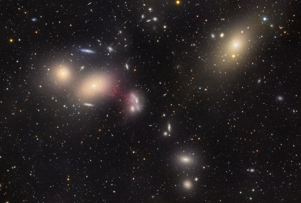 Markarian's Chain in the Virgo Cluster fine art astrophotography print