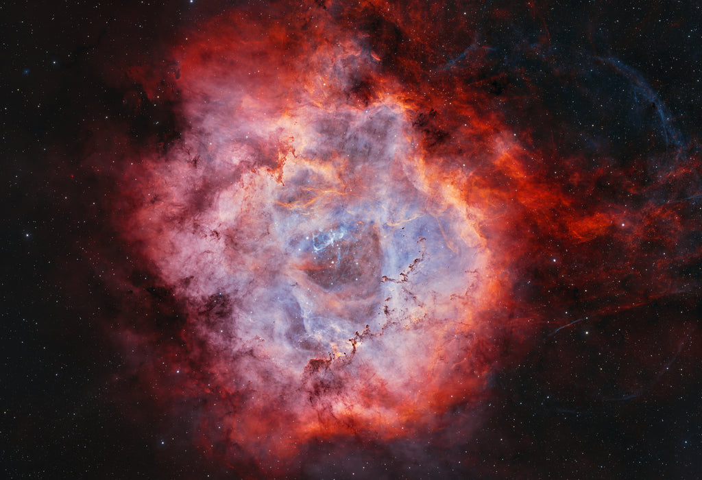 NGC 2244 Rosette Nebula fine art astrophotography print by Deep Sky Studio